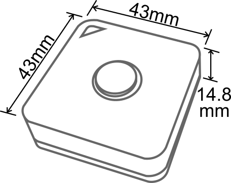 【設置パーツ】高精度BLE温度センサー iBS03TP 外部プローブ付き
